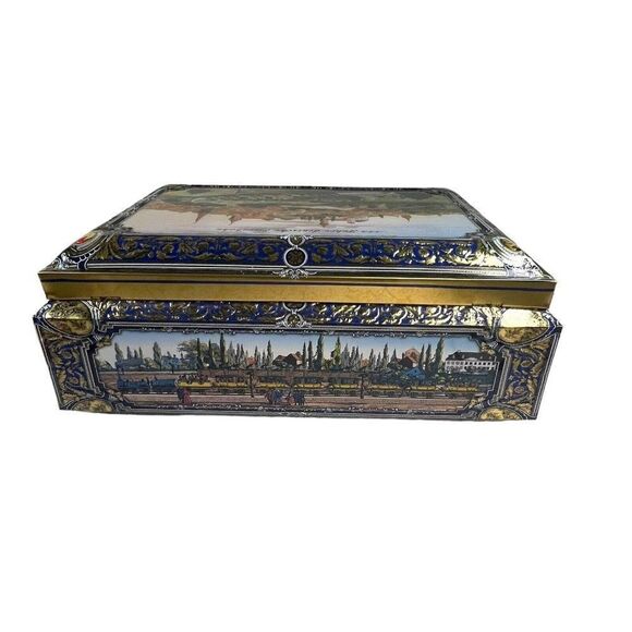 Lebkuchen Schmidt 175 Years The Ludwigs Railway Nuremberg to Furth Large Tin - Picture 4 of 12